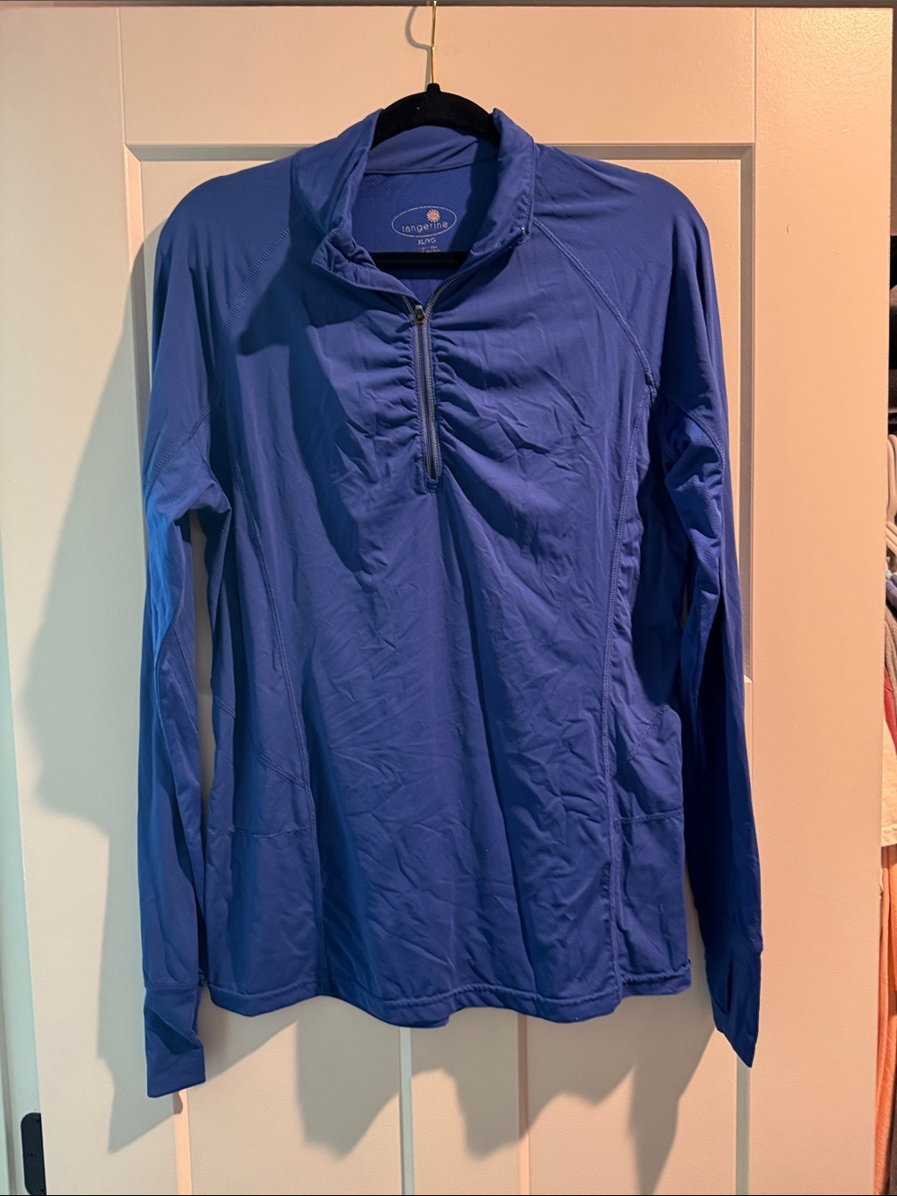 Tangerine royal blue 1/4zip